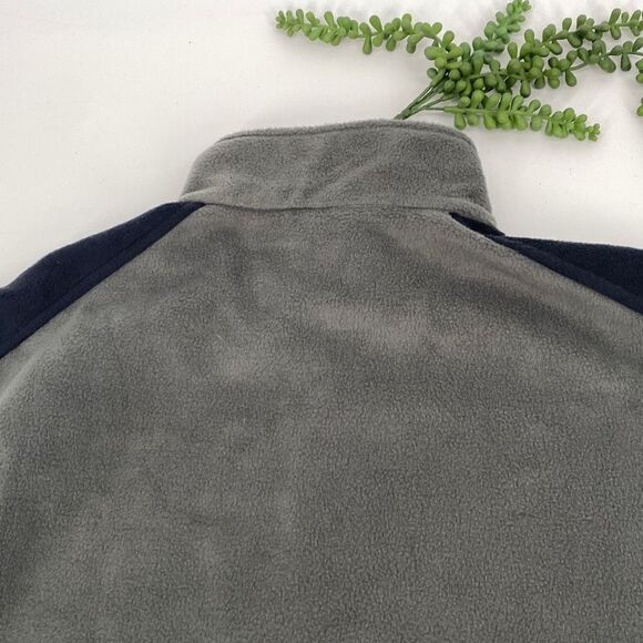 Columbia Men's Fleece‎ Zip-Up Vest Green Black XL - Picture 11 of 15